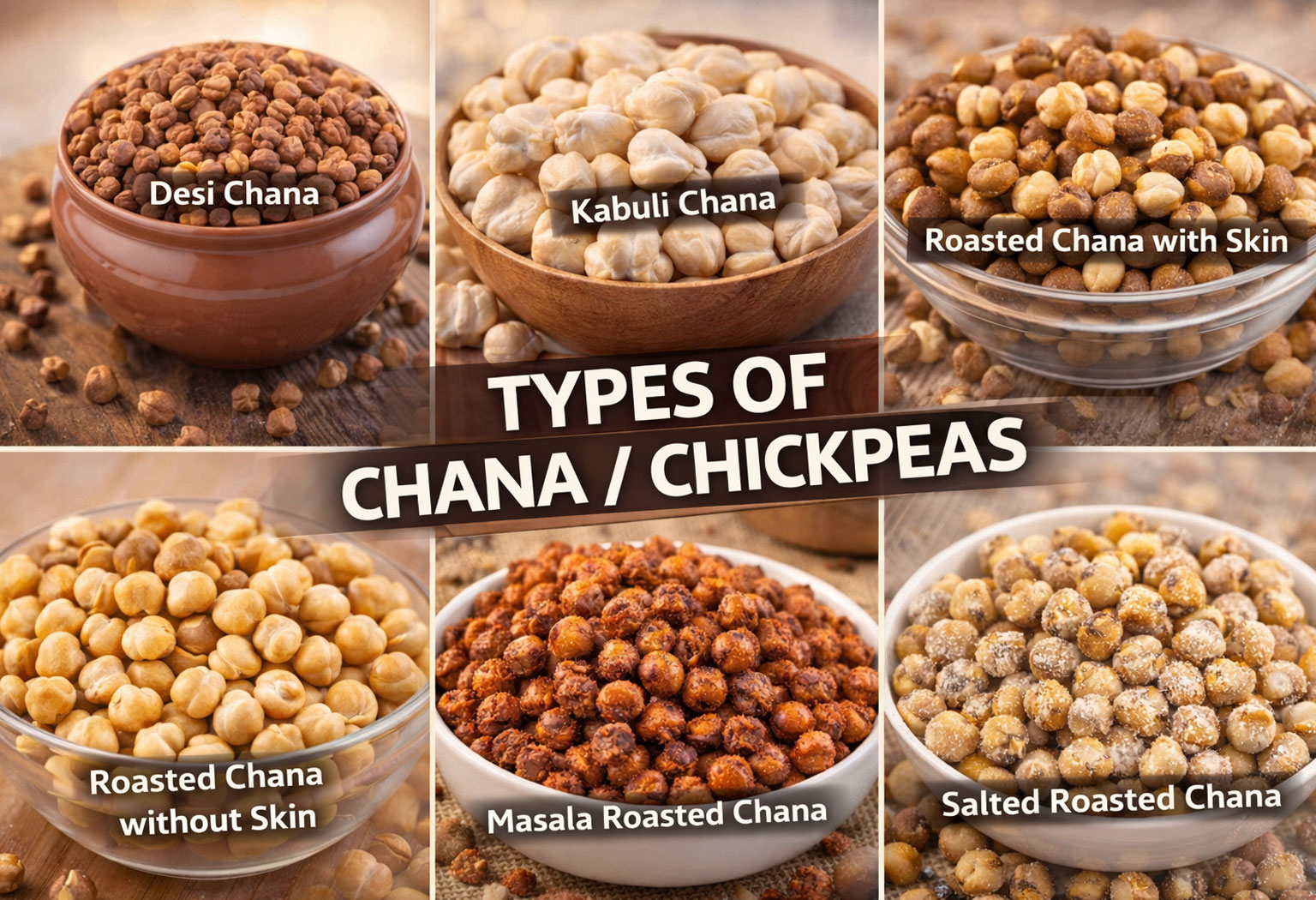 Types of Chana Chickpeas