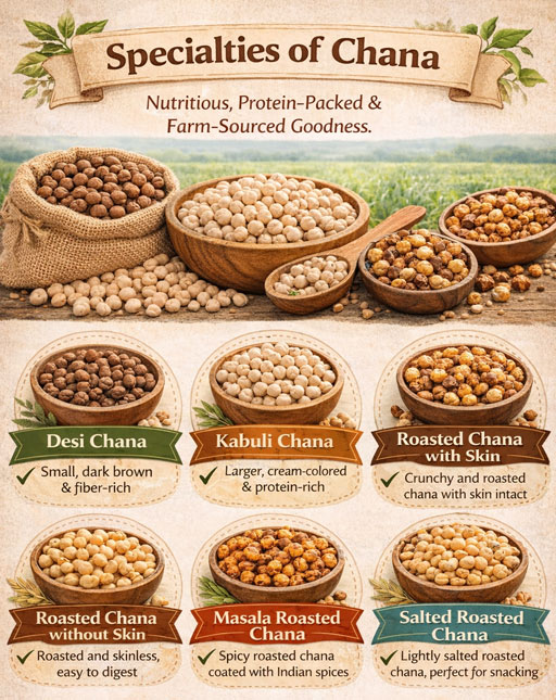 Specialties of Chana